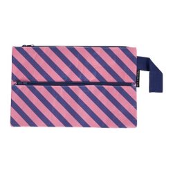 Pink & Navy Stripe